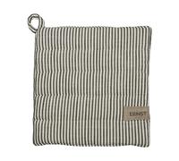 ERNST Ernst potholder striped 23x25 cm Sage-white