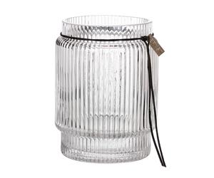 ERNST Ernst ruffled glass vase clear Ø8 cm