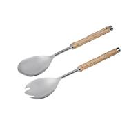 ERNST Ernst salad servers braided handle 2 pieces Seagrass, 28 cm