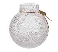 ERNST Ernst structure glass vase clear Ø13 cm