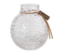 ERNST Ernst structure glass vase clear Ø9 cm