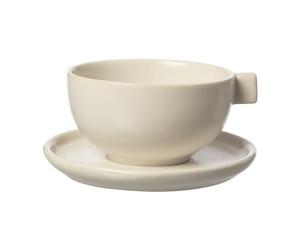 ERNST Ernst teacup with saucer 7.5 cm White sand