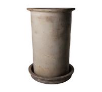 ERNST Ernst terracotta pot with saucer Ø25x35 cm