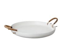 ERNST Ernst tray with handle white Ø35 cm