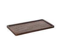 ERNST - Tray Rectangular Dark Brown, 30x15 cm - Dark Brown