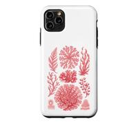 Ernst Haeckel Inspired Red Algae Seaweed Marine Biology Case for iPhone 11 Pro Max