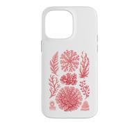 Ernst Haeckel Inspired Red Algae Seaweed Marine Biology Case for iPhone 14 Pro Max