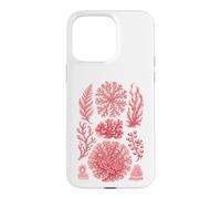 Ernst Haeckel Inspired Red Algae Seaweed Marine Biology Case for iPhone 15 Pro Max