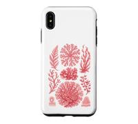Ernst Haeckel Inspired Red Algae Seaweed Marine Biology Case for iPhone XS Max