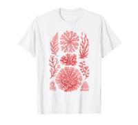 Ernst Haeckel Inspired Red Algae Seaweed Marine Biology T-Shirt