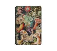 Ernst Haeckel Sea Anemones Tin Sign Vintage Metal Pub Club Cafe Bar Home Wall Art Decoration Poster Retro 8x12inch(20x30cm)
