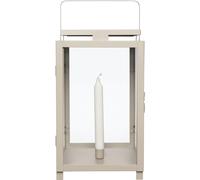 ERNST - Lantern Taper Candle H42 cm, Beige - Beige