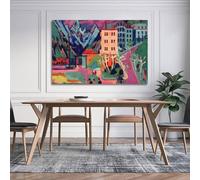 Ernst Ludwig Kirchner (12) Canvas Poster Wall Art Poster for Room Living Room Study Aesthetics And DecorationUnframe-style 16x24inch(40x60cm)