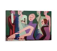 Ernst Ludwig Kirchner (16) Canvas Poster Wall Art Poster for Room Living Room Study Aesthetics And DecorationFrame-style 16x24inch(40x60cm)