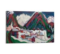 Ernst Ludwig Kirchner (19) Canvas Poster Wall Art Poster for Room Living Room Study Aesthetics And DecorationFrame-style 16x24inch(40x60cm)
