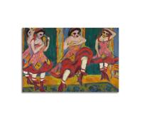 Ernst Ludwig Kirchner (24) Canvas Poster Wall Art Poster for Room Living Room Study Aesthetics And DecorationUnframe-style 16x24inch(40x60cm)
