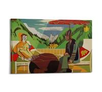 Ernst Ludwig Kirchner (29) Canvas Poster Wall Art Poster for Room Living Room Study Aesthetics And DecorationFrame-style 20x30inch(50x75cm)