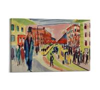 Ernst Ludwig Kirchner (4) Canvas Poster Wall Art Poster for Room Living Room Study Aesthetics And DecorationFrame-style 16x24inch(40x60cm)