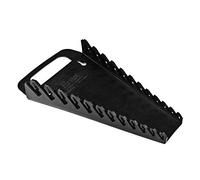 Ernst Manufacturing 5016 Gripper Wrench Organizer with Ergonomic Design, Holds 12 Wrenches, Black