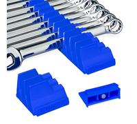 Ernst Manufacturing 5405M Magnetic Wrench Pro - Modular Wrench Organizer for 20 Wrenches with Anti-Slip Cleats- Blue