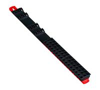 Ernst Manufacturing 60 Tool Magnetic Bit Bar, 1/4" Hex Bit Holder - Red/Black