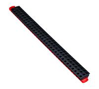 Ernst Manufacturing 96 Tool Magnetic Bit Bar, 1/4" Hex Bit Holder - Red/Black