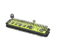 Ernst Manufacturing Bit Boss High-Density Bit Organizer for Vertical or Horizontal Storage, 90 Tool, High-Visibility with Push Button Release (Model 5720HV)