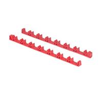 Ernst Manufacturing Ernst 14 Tool 'no Slip' Low Profile Screwdriver Rail Set Red 6040
