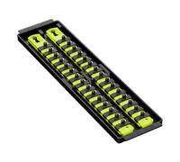 Ernst Manufacturing Ernst 8467Hv 1/4" Socket Boss Storage Organiser Rail 2-Rail Twist Lock 13" Hi-Viz