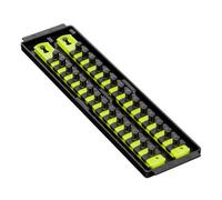 Ernst Manufacturing Ernst 8468Hv 3/8" Socket Boss Storage Organiser Rail 2-Rail Twist Lock 13" Hi-Viz