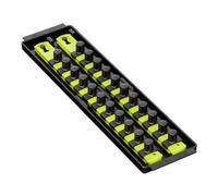 Ernst Manufacturing Ernst 8469Hv 1/2" Socket Boss Storage Organiser Rail 2-Rail Twist Lock 13" Hi-Viz