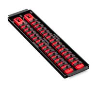 Ernst Manufacturing Ernst 8492 1/4" Socket Boss Storage Organiser Rail 2-Rail Twist Lock 13" Red
