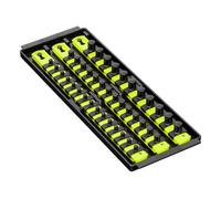 Ernst Manufacturing Ernst 8498Hv Socket Boss Storage Organiser Rail 3-Rail Twist Lock 13" Hi-Viz
