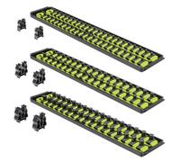 Ernst Manufacturing Ernst Socket Boss Storage Organiser Rail Combo Pack 18" Hiviz