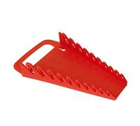 Ernst Manufacturing Gripper Wrench Organizer, 10 Tool, Red
