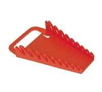 Ernst Manufacturing Gripper Wrench Organizer, 9 Tool, Red