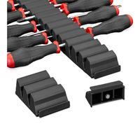 Ernst Manufacturing Screwdriver Pro - Modular Screwdriver Organizer for 13 Tools with Magnetic Base, Black - Made in The USA