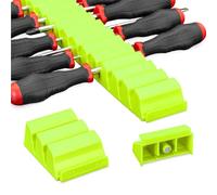 Ernst Manufacturing Screwdriver Pro - Modular Screwdriver Organizer for 26 Tools with Magnetic Base, Hi-Viz - Made in the USA