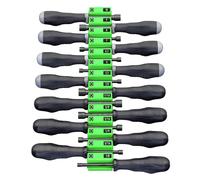 Ernst Manufacturing Screwdriver Pro XL - Modular Screwdriver Organizer for 14 Tools with Cleated Base, Green - Made in the USA