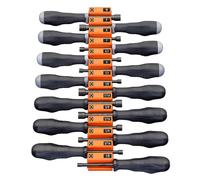 Ernst Manufacturing Screwdriver Pro XL - Modular Screwdriver Organizer for 14 Tools with Cleated Base, Orange - Made in the USA