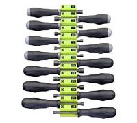 Ernst Manufacturing Screwdriver Pro XL - Modular Screwdriver Organizer for 14 Tools with Cleated Base, HIVIZ - Made in the USA