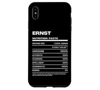Ernst Nutrition Facts Name Case for iPhone XS Max