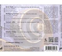 ERNST TOCH, WOLFGANG FORTNER, SAMUEL ADLER, GISELHER KLEBE: NEW WORKS FOR CELLO