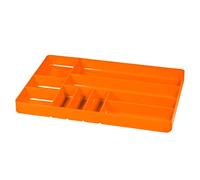 ERNST Tool Garage Organizer Tray, Orange, 10-Compartments