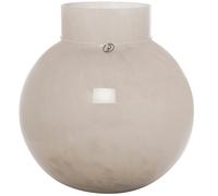 ERNST Ernst glass vase round beige H25 cm Ø24 cm