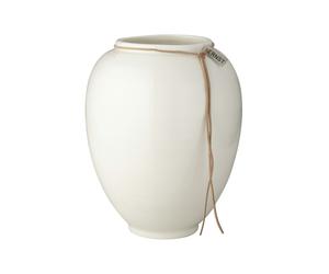 ERNST - Vase White Glazed, 22 cm - White Glaze