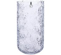 ERNST - Vase With Patterned Glass 25 cm - Clear