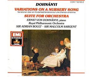 Ernst von Dohnanyi - Dohnanyi - Nursery Song Variations / Orchestral Suite