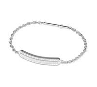 Ernstes Design evia A675 Bracelet with Stainless Steel Cord Chain with Cubic Zirconia