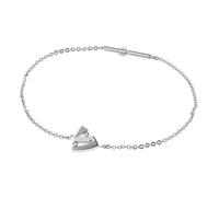 Ernstes Design evia A683 Bracelet with Stainless Steel Cord Chain with Cubic Zirconia